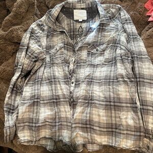 Plaid Button Down Shirt